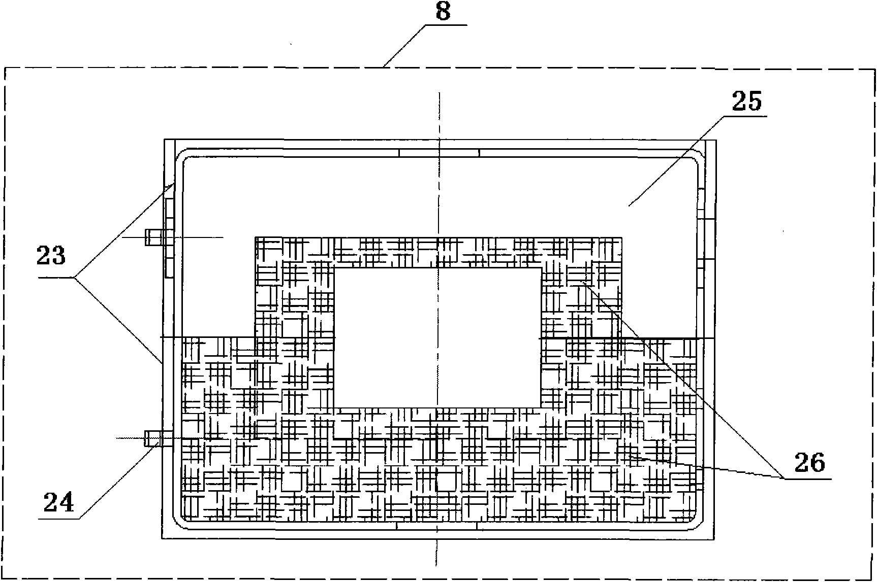 Aluminium electrolysis flue gas dry purification method