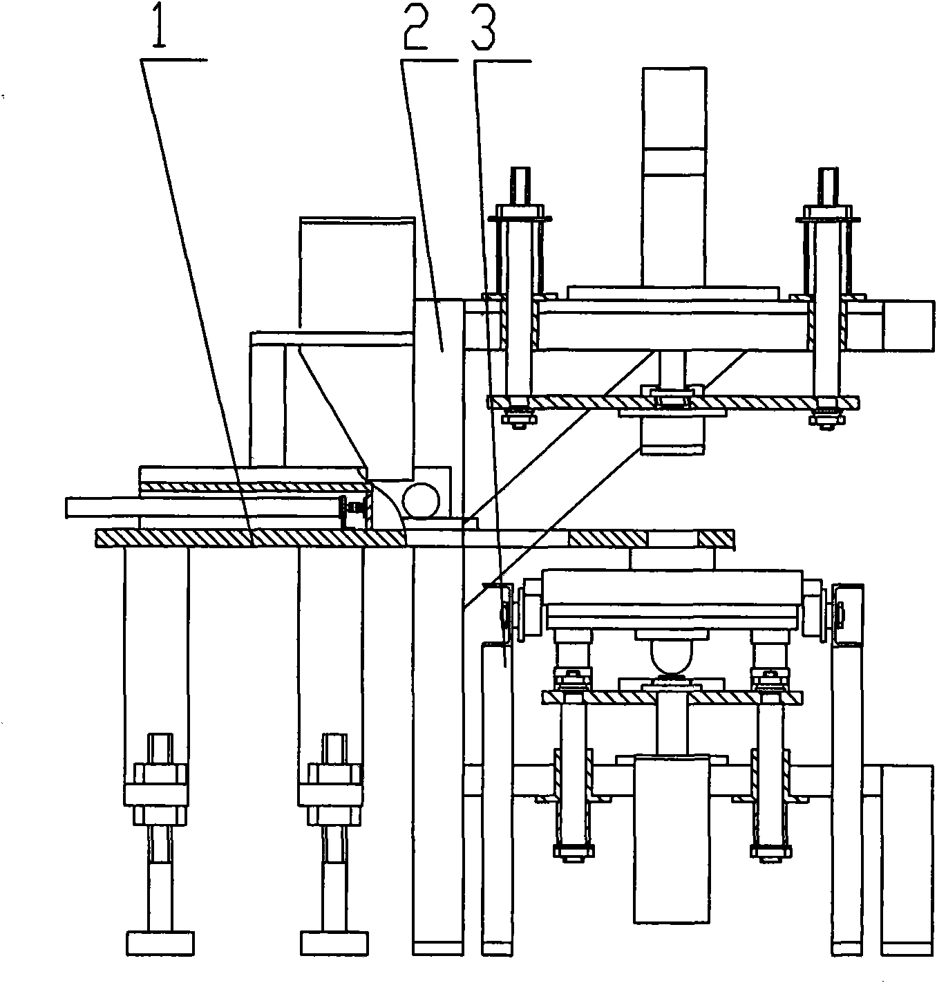 Automatic steel ball casting forming machine