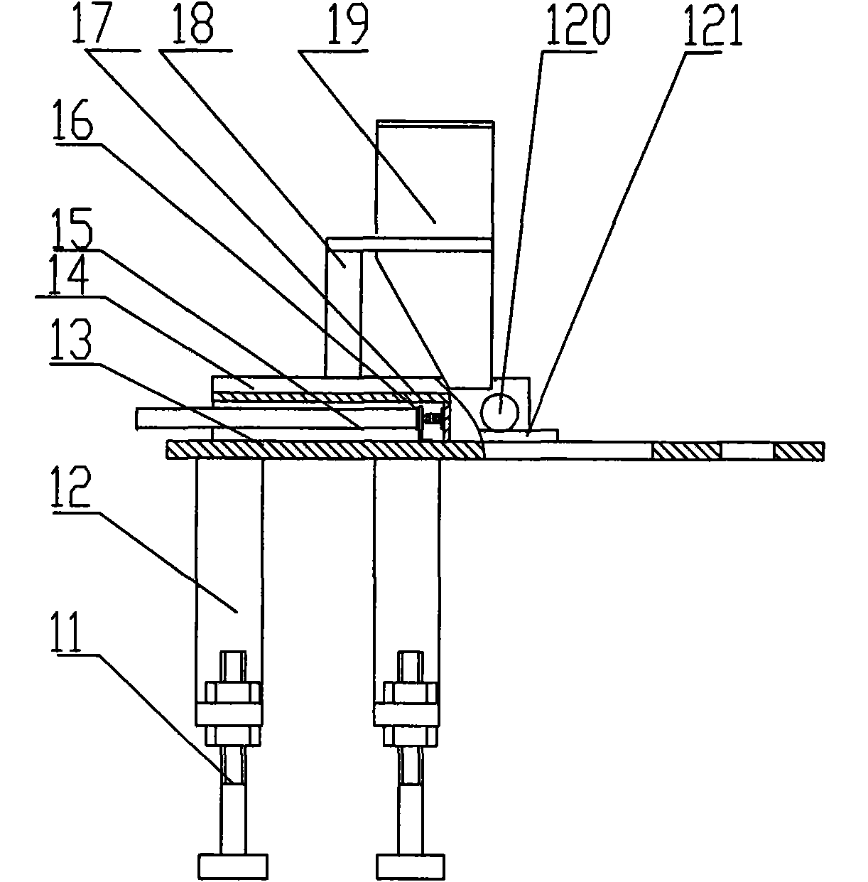 Automatic steel ball casting forming machine