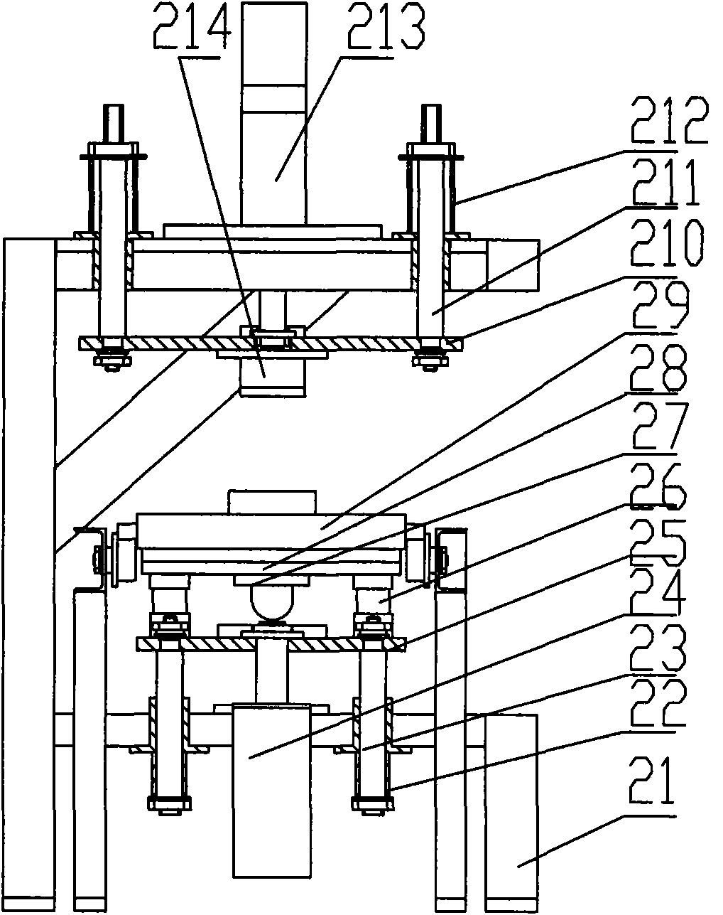 Automatic steel ball casting forming machine