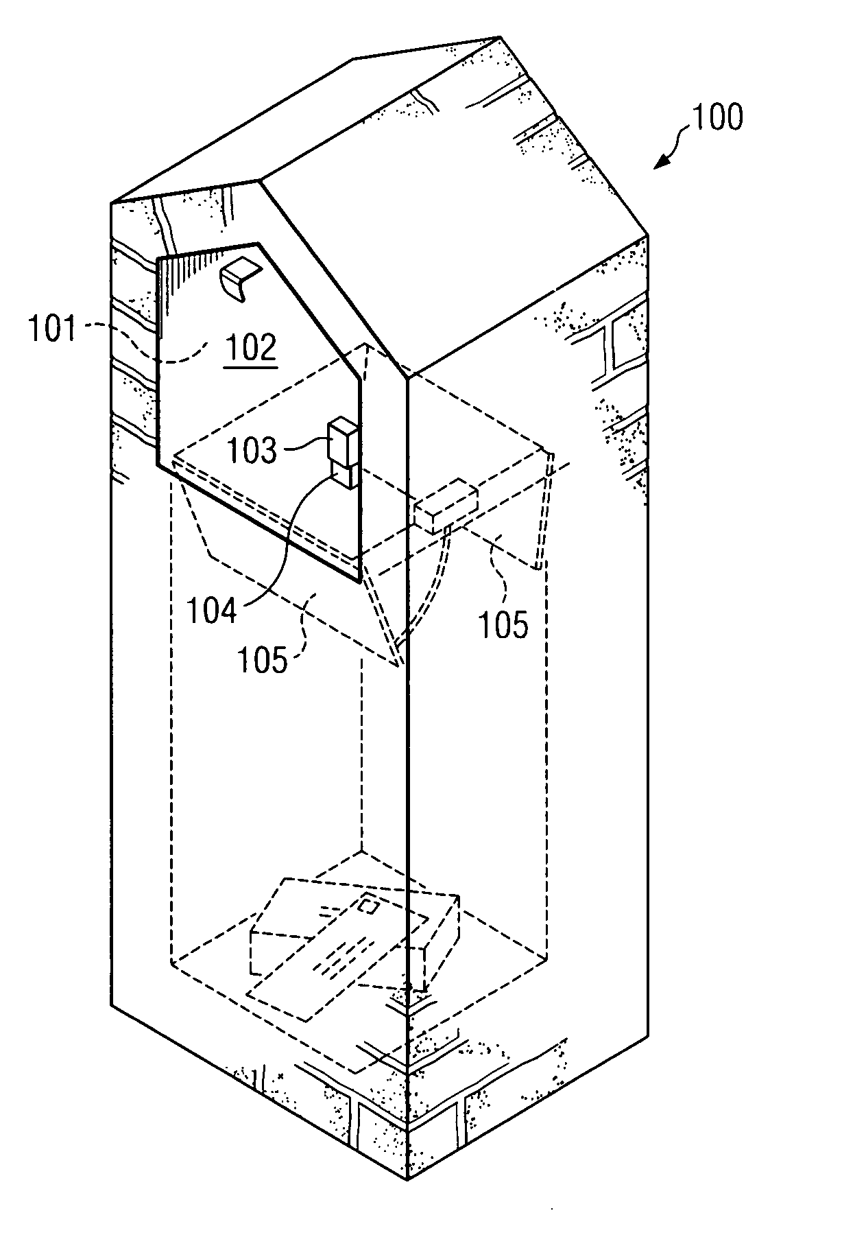 Theft preventative mailbox with rear residential and storage vault door and remote unlocking activation mechanism