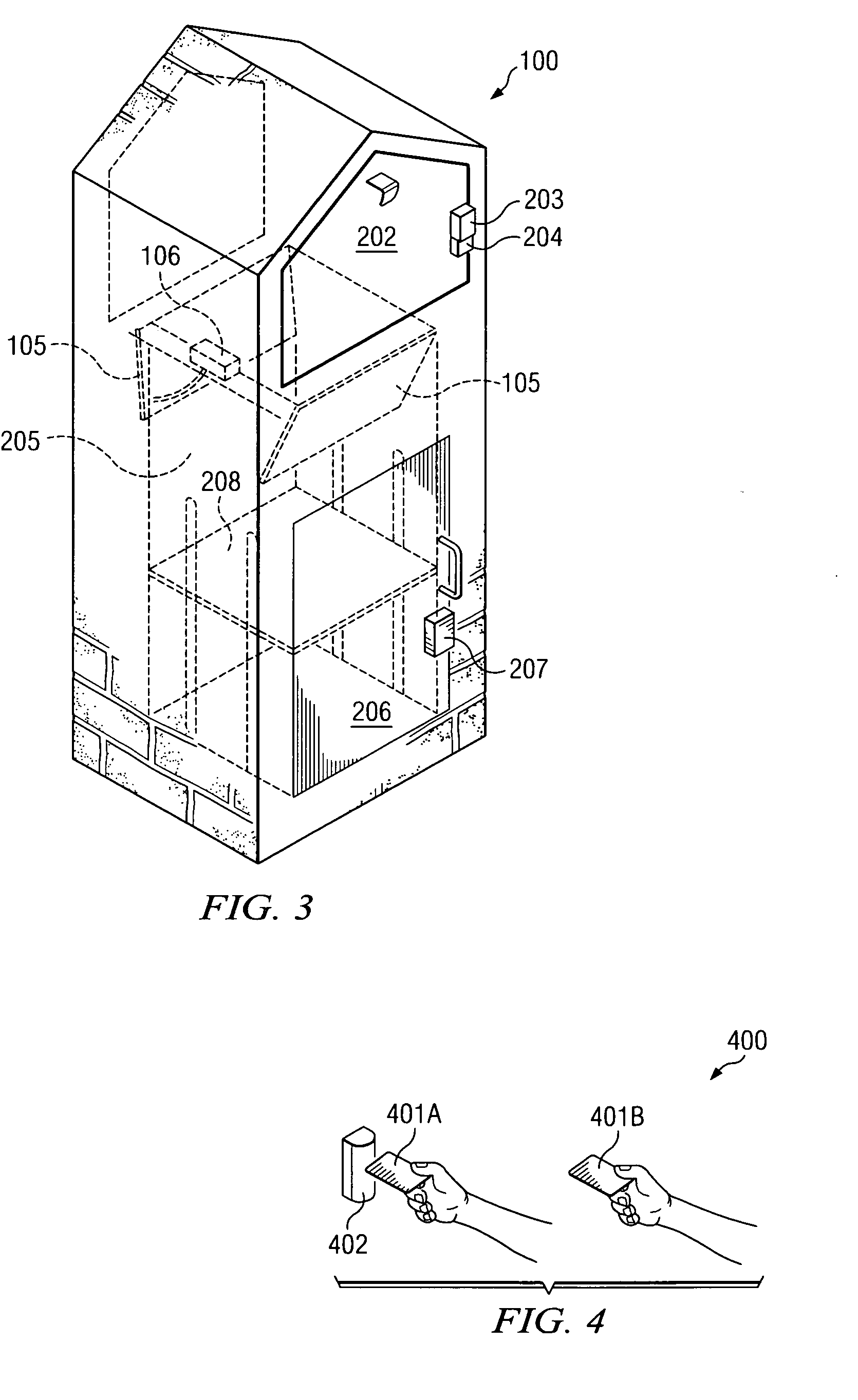 Theft preventative mailbox with rear residential and storage vault door and remote unlocking activation mechanism