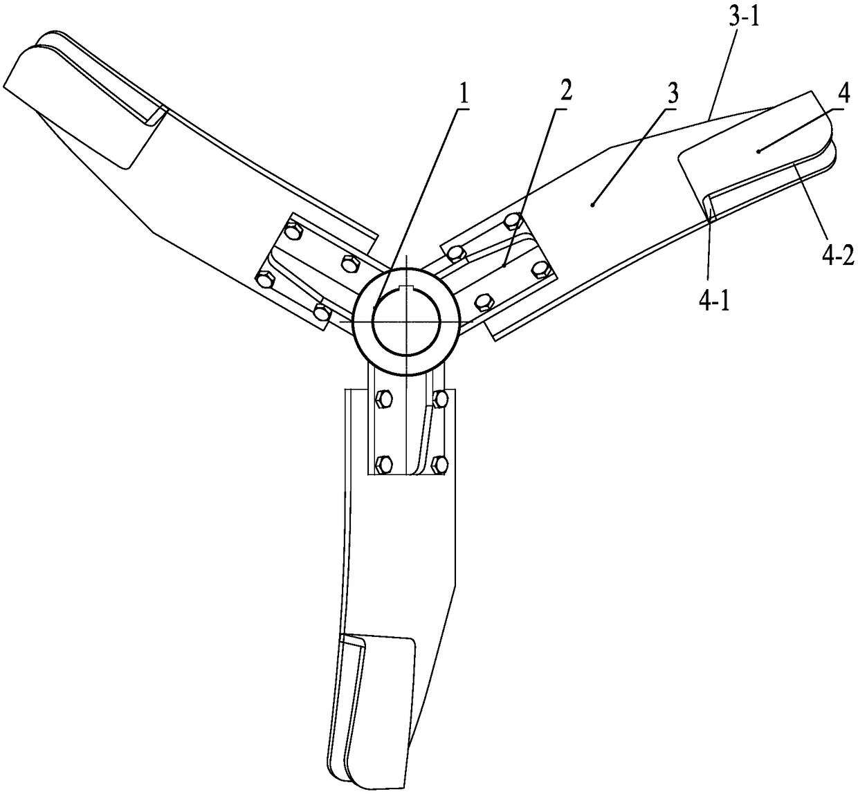 Agitator paddle