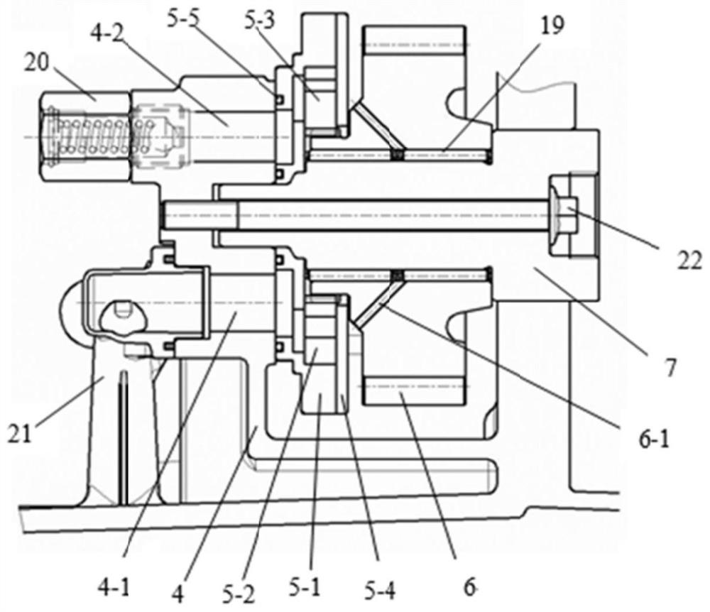 Lubricating system of twelve-gear AMT gearbox