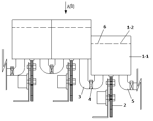 Distributed runoff producing device for generally simulating karst landform