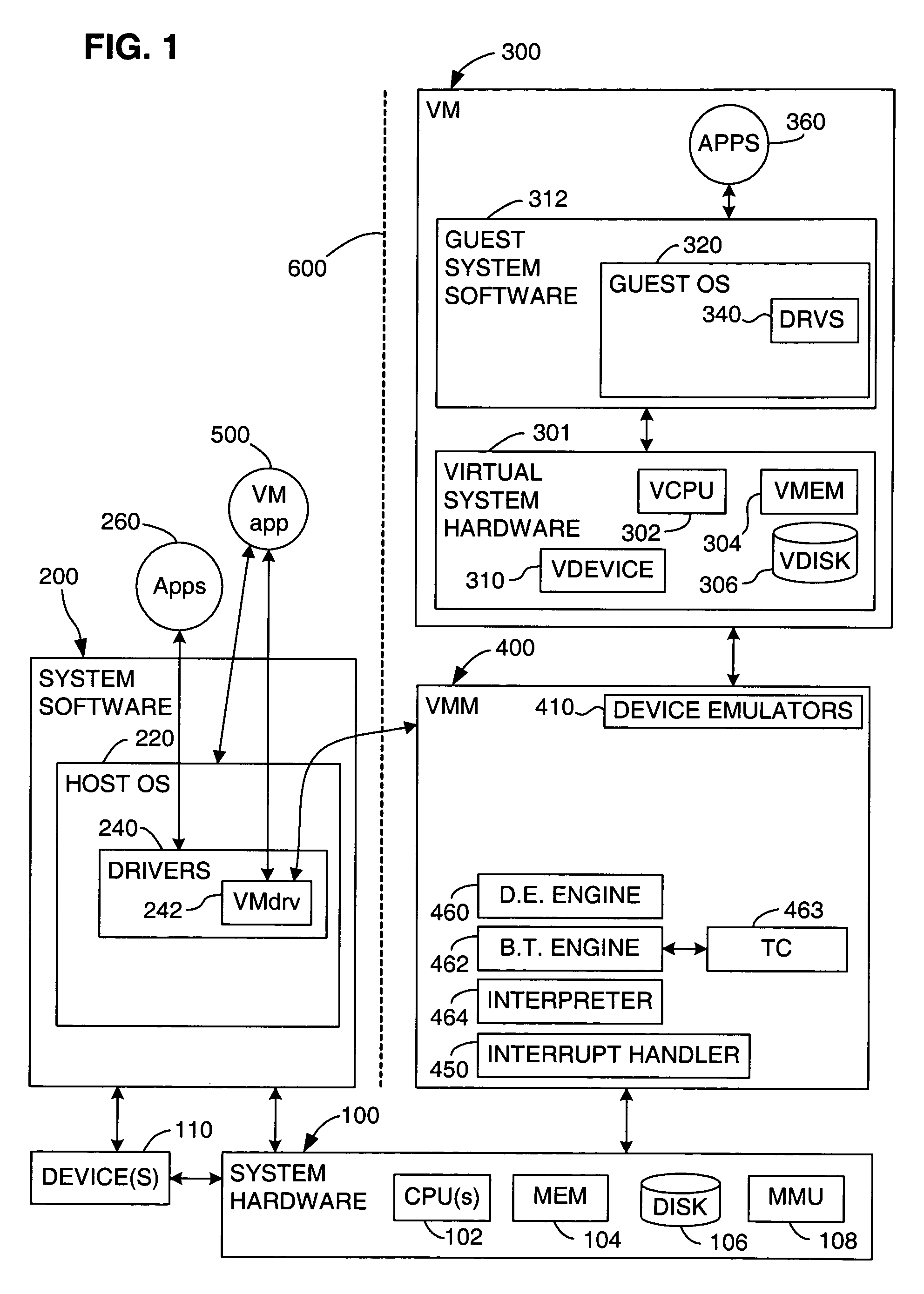 Method and apparatus for managing registers in a binary translator