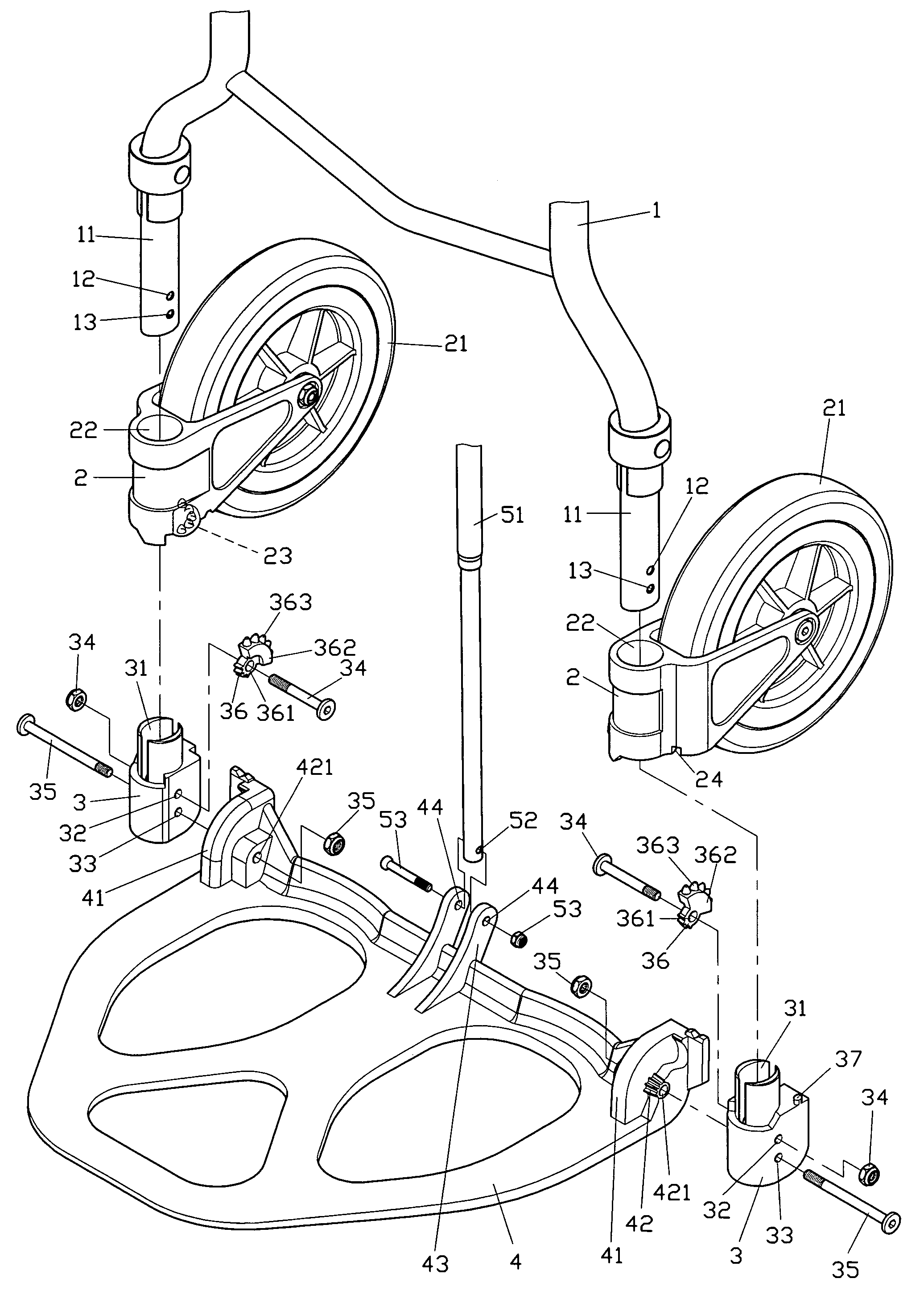 Trolley structure