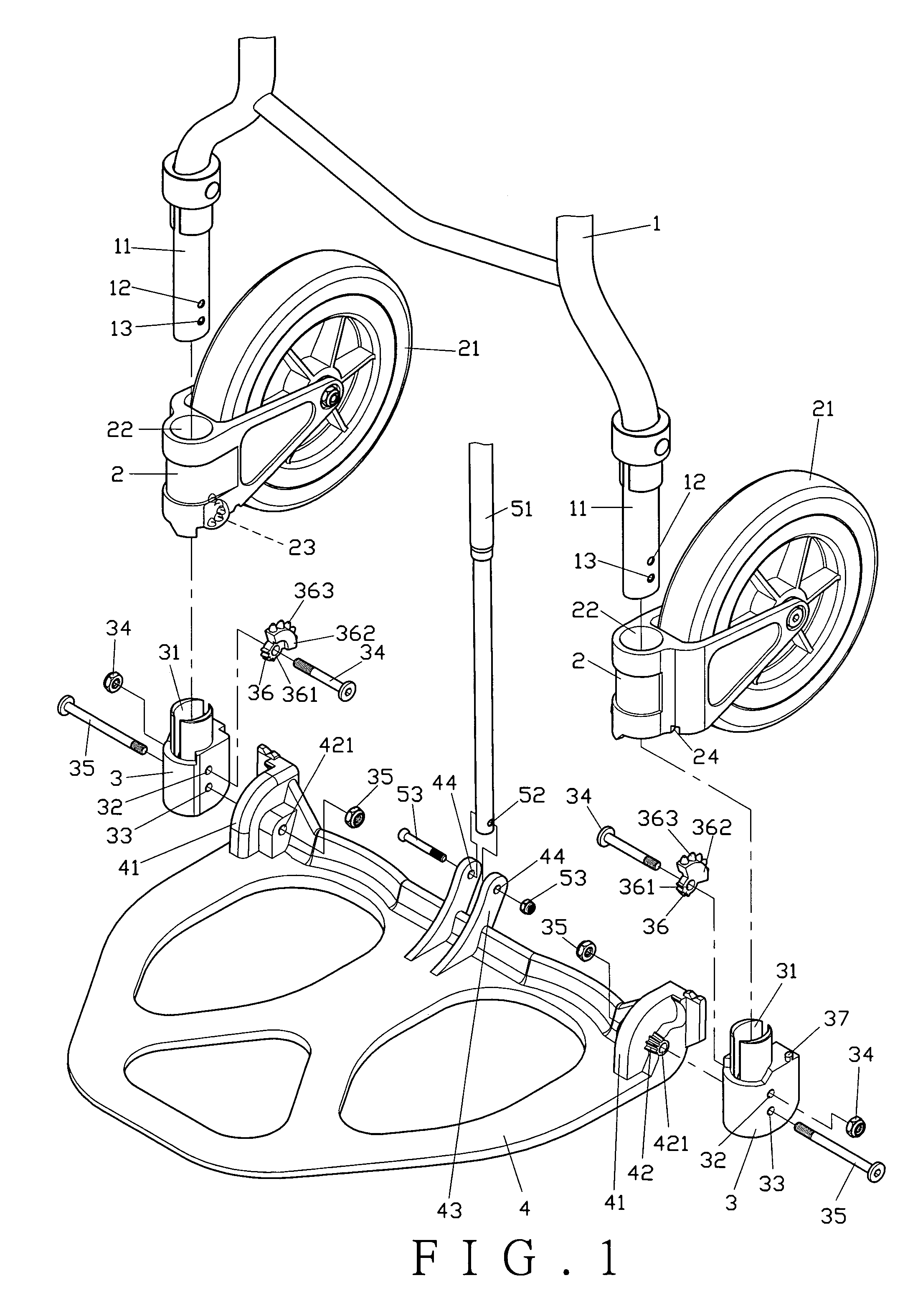 Trolley structure