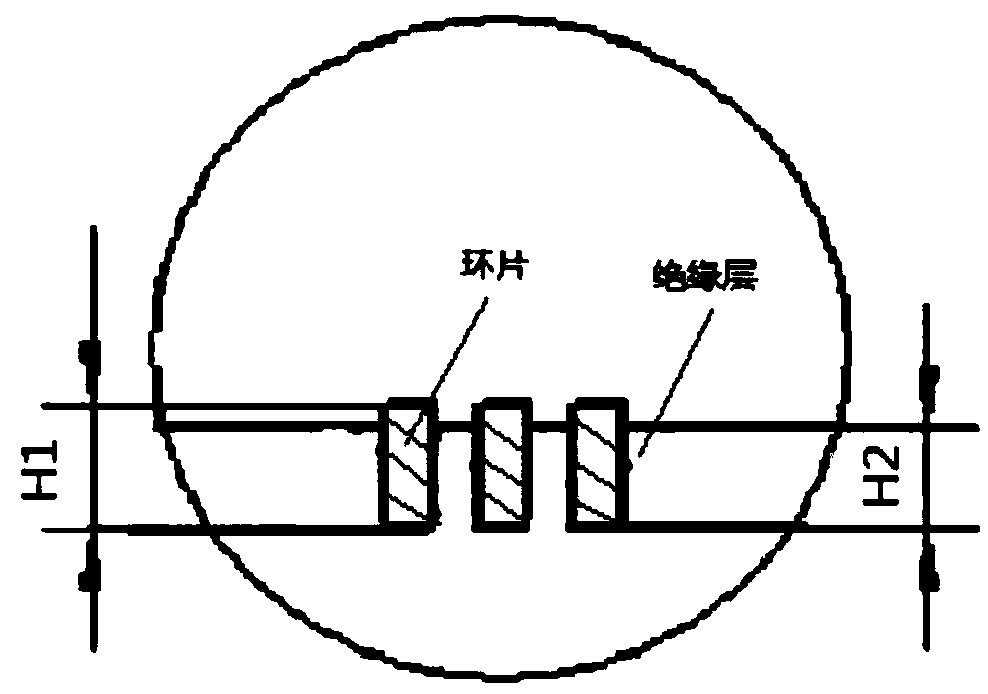 Glue for pouring conductive sliding ring body, conductive sliding ring body and pouring method thereof