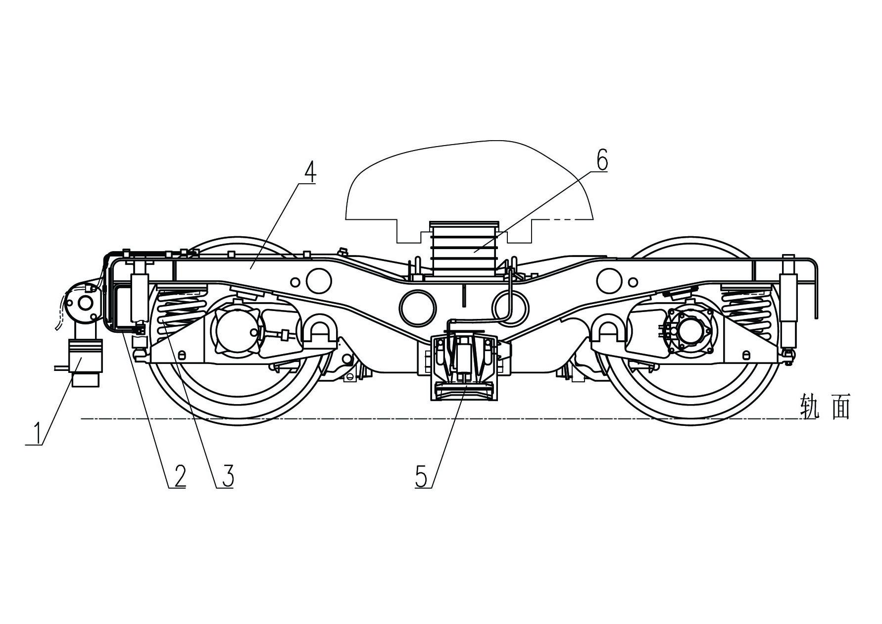 Rail engineering truck steering frame