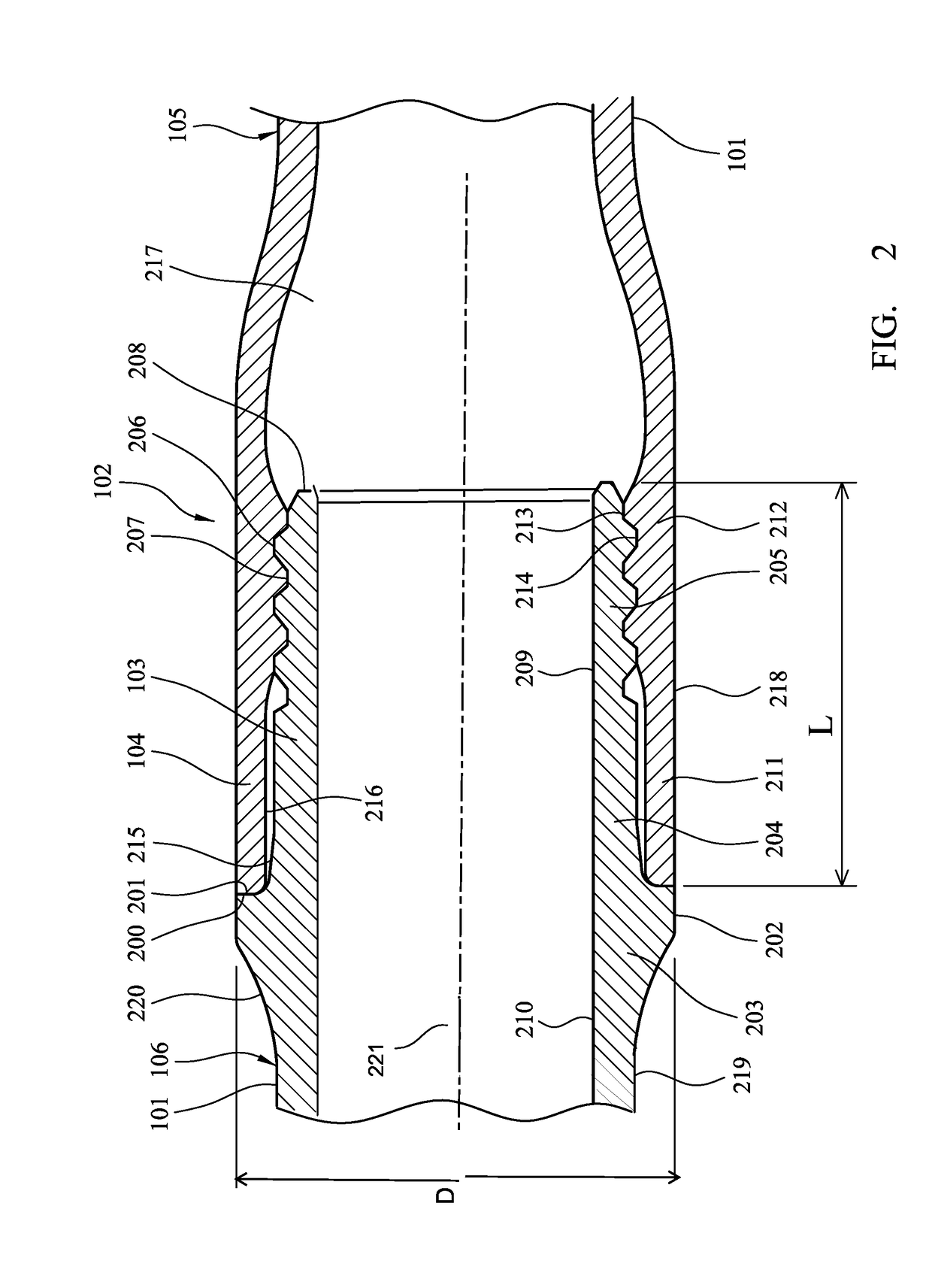 Energy transmission efficient drill string coupling