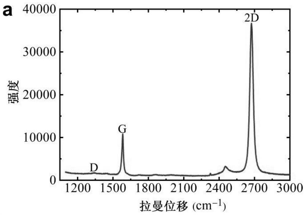 Graphene transfer method for stripping polymer support material based on alcohol solvent