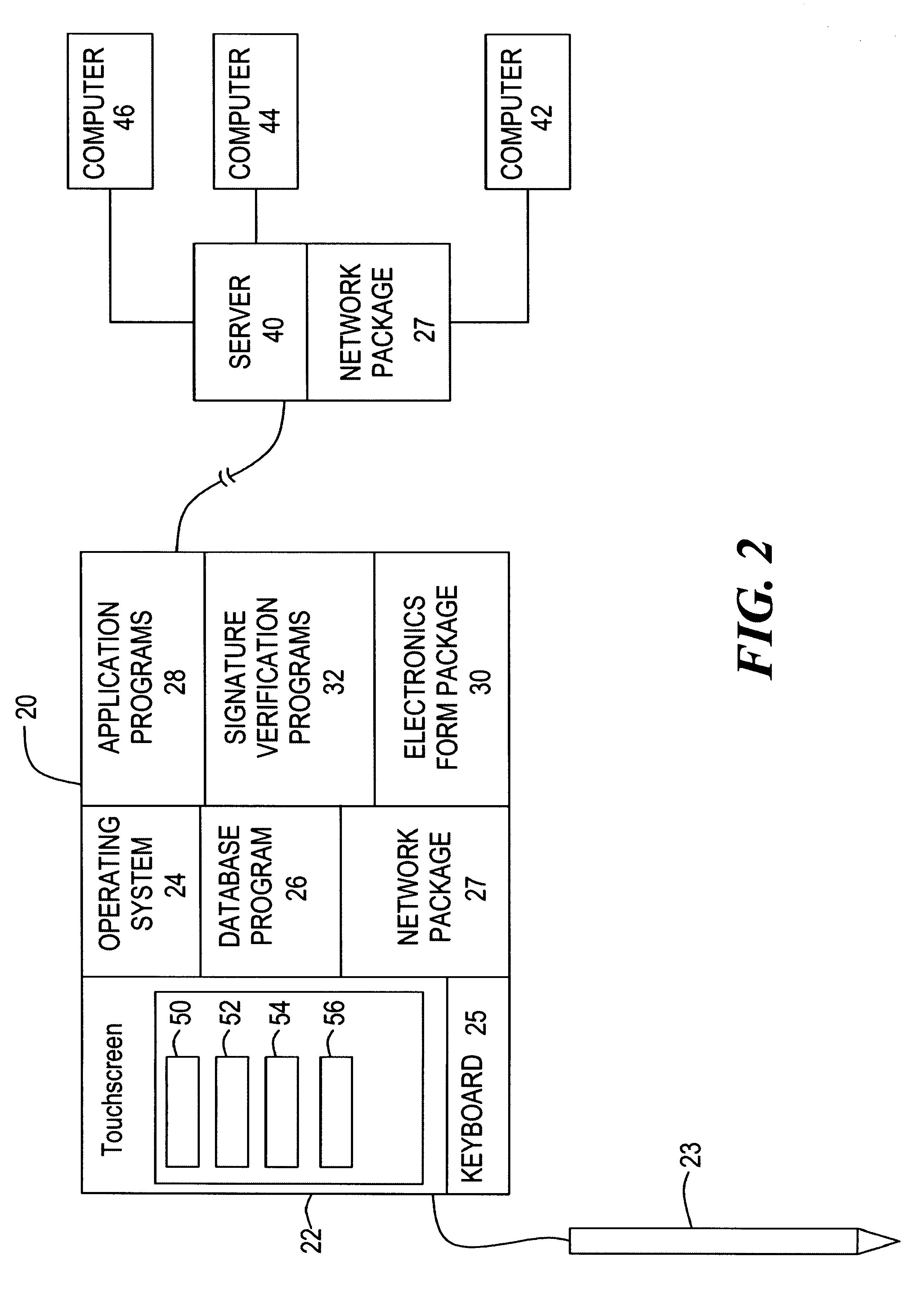 Computerized verification form processing system and method