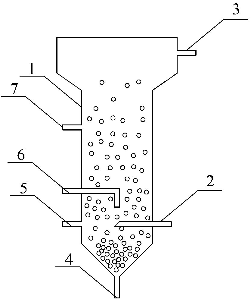 Industrial wastewater treatment device and treatment method