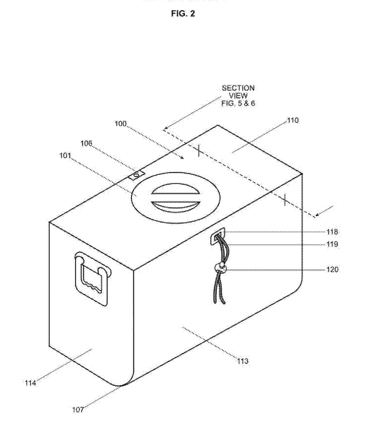 Retractable ice cooler