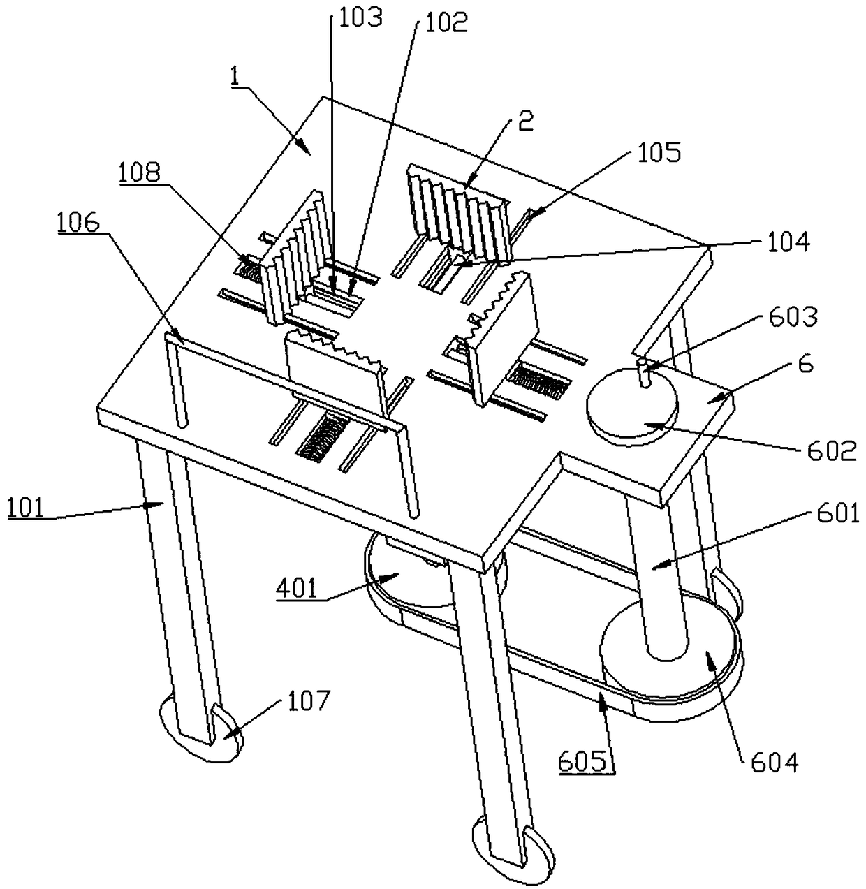 Mould processing workbench