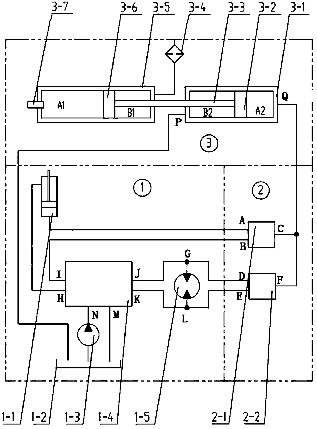 Energy storage device for hybrid excavator