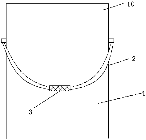 An improved environment-friendly paint bucket device