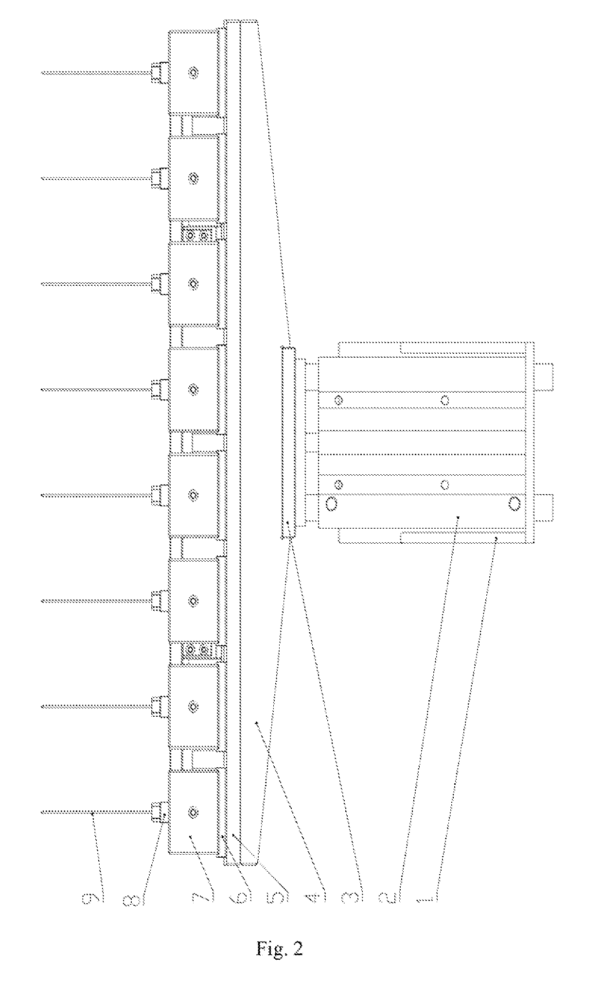 Automatic secondary degassing fixed-length mechanism for ultrathin heat pipe