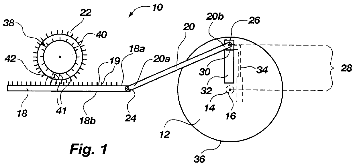 Continuously variable reciprocating transmission device