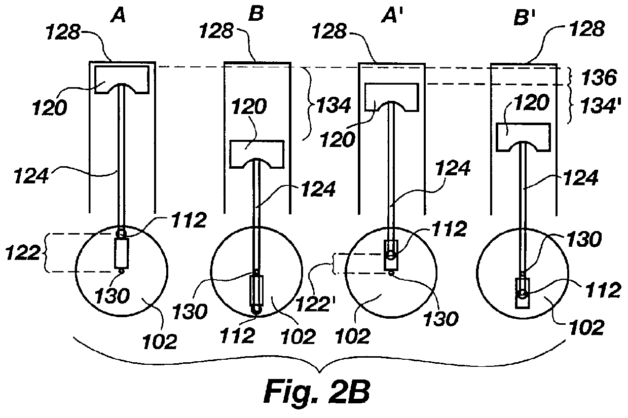 Continuously variable reciprocating transmission device