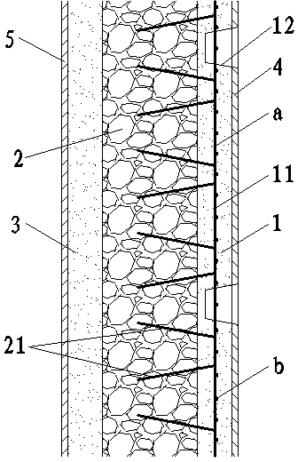 Structurally heat-preserving integrated pressure-bearing template and building construction method applying same