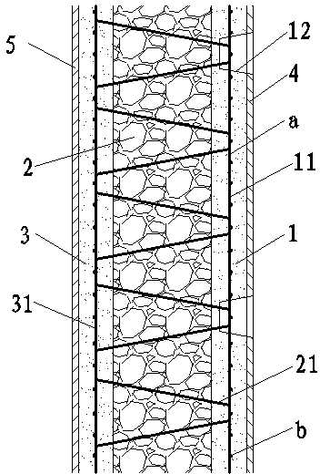 Structurally heat-preserving integrated pressure-bearing template and building construction method applying same