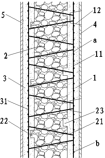 Structurally heat-preserving integrated pressure-bearing template and building construction method applying same