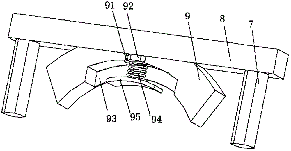 Fixing device of multifunctional ophthalmologic examination apparatus