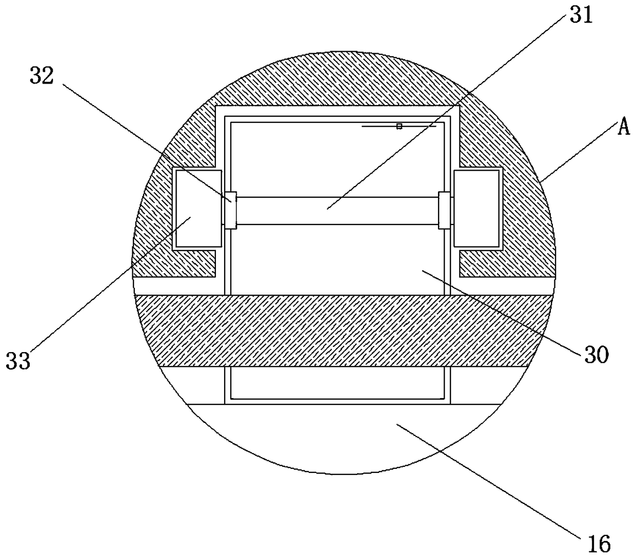 Integrated attached lifting scaffold