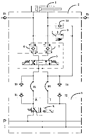 Hydraulic control circuit and method for preventing pressure loss