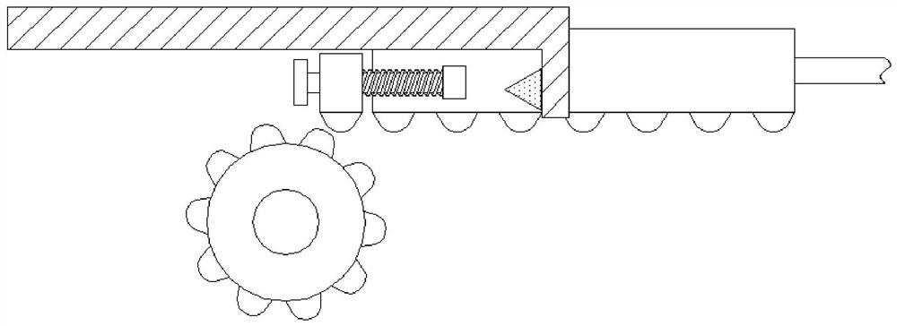 A water-based pen processing conveying equipment that automatically fixes and pushes