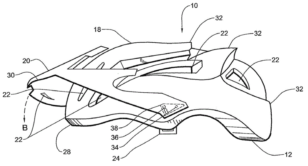 Improved bicycle helmet with sunshade