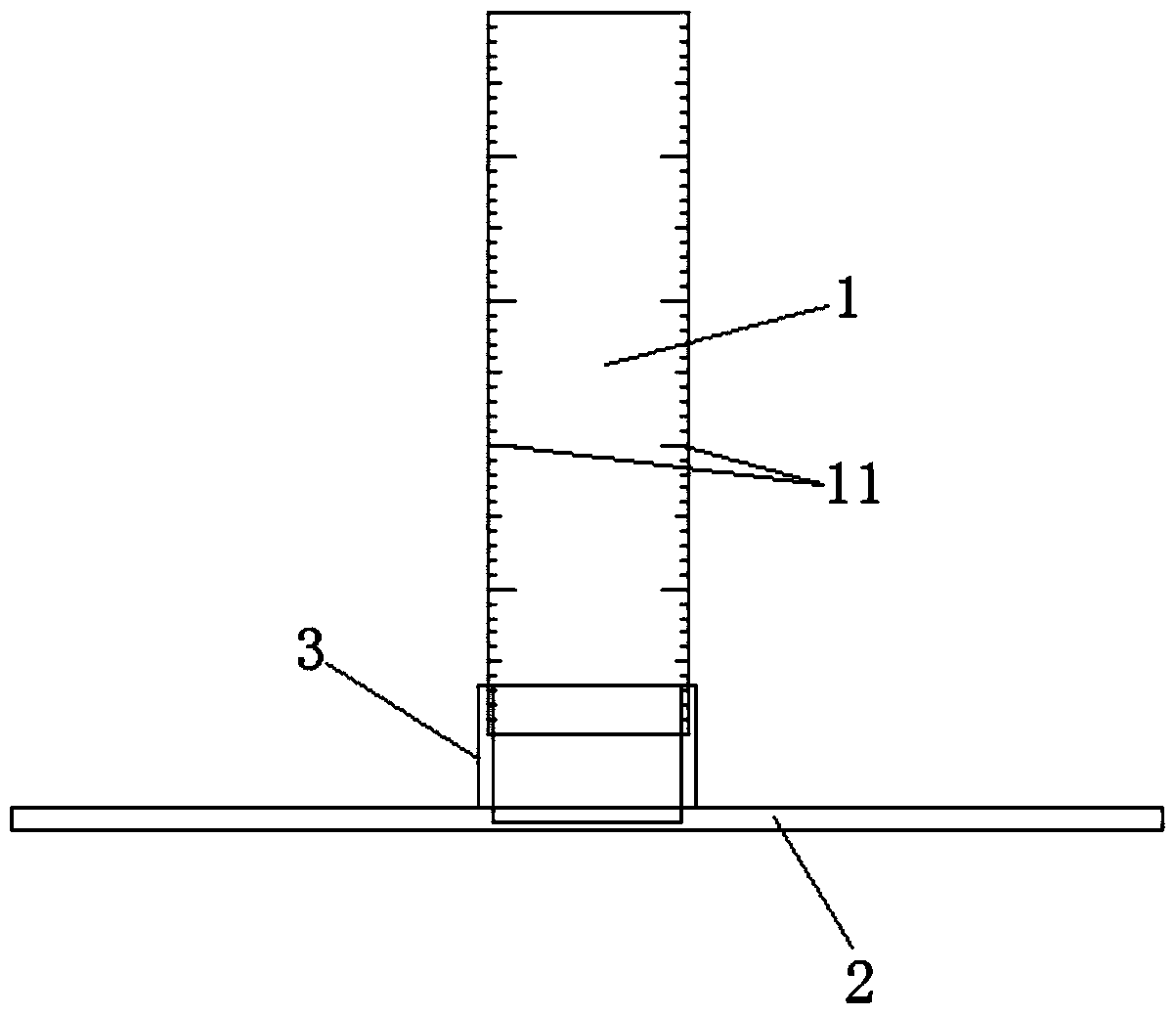 Assembly type ground leveling ruler