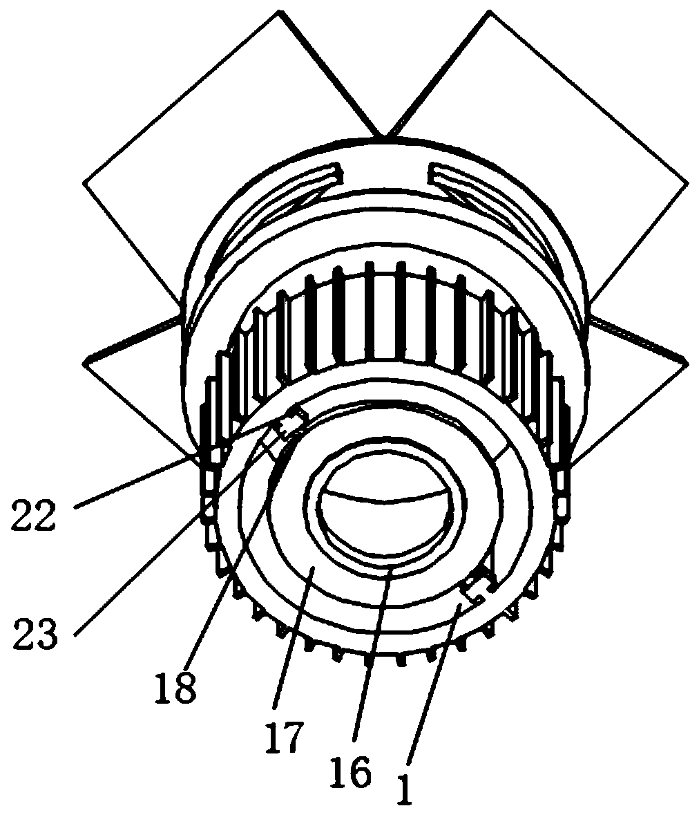 Automatic focusing spotlight and focusing method thereof