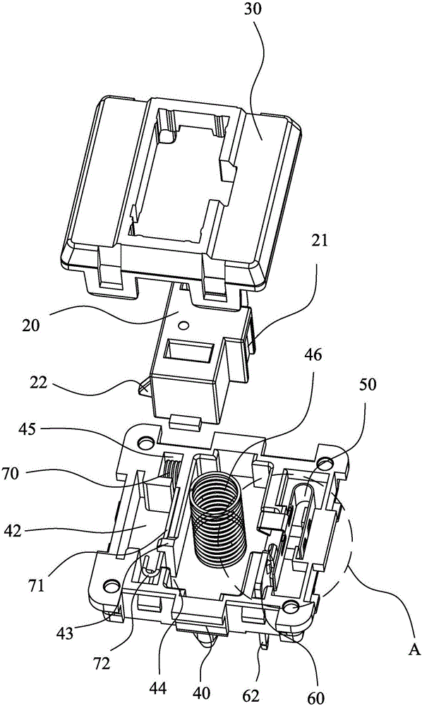 Short-shaft keyboard switch