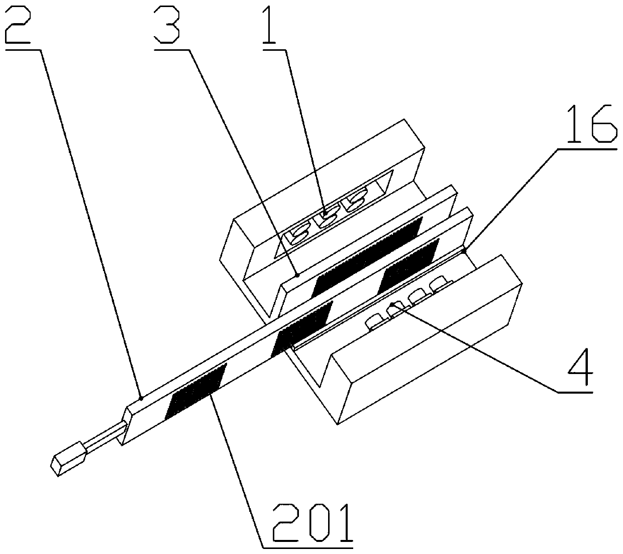 A high-precision and large-range double-layer nano-grating micro-displacement detection device