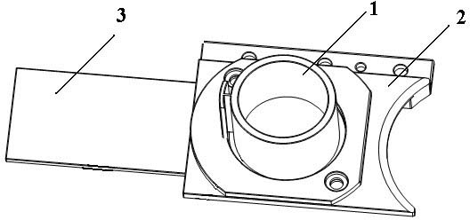 Feeding device for C-shaped annular thin sheet