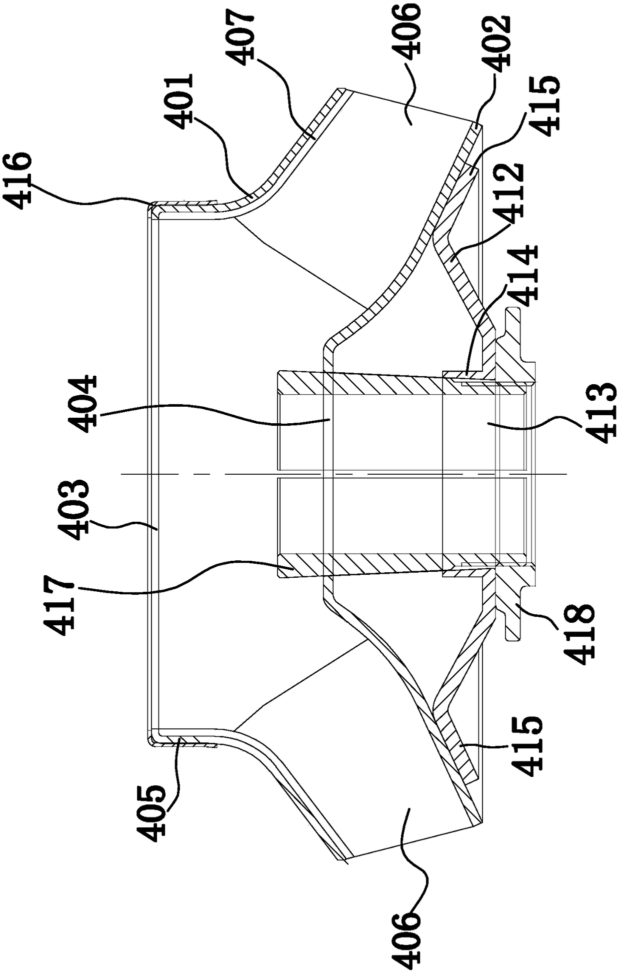 Centrifugal pump impeller