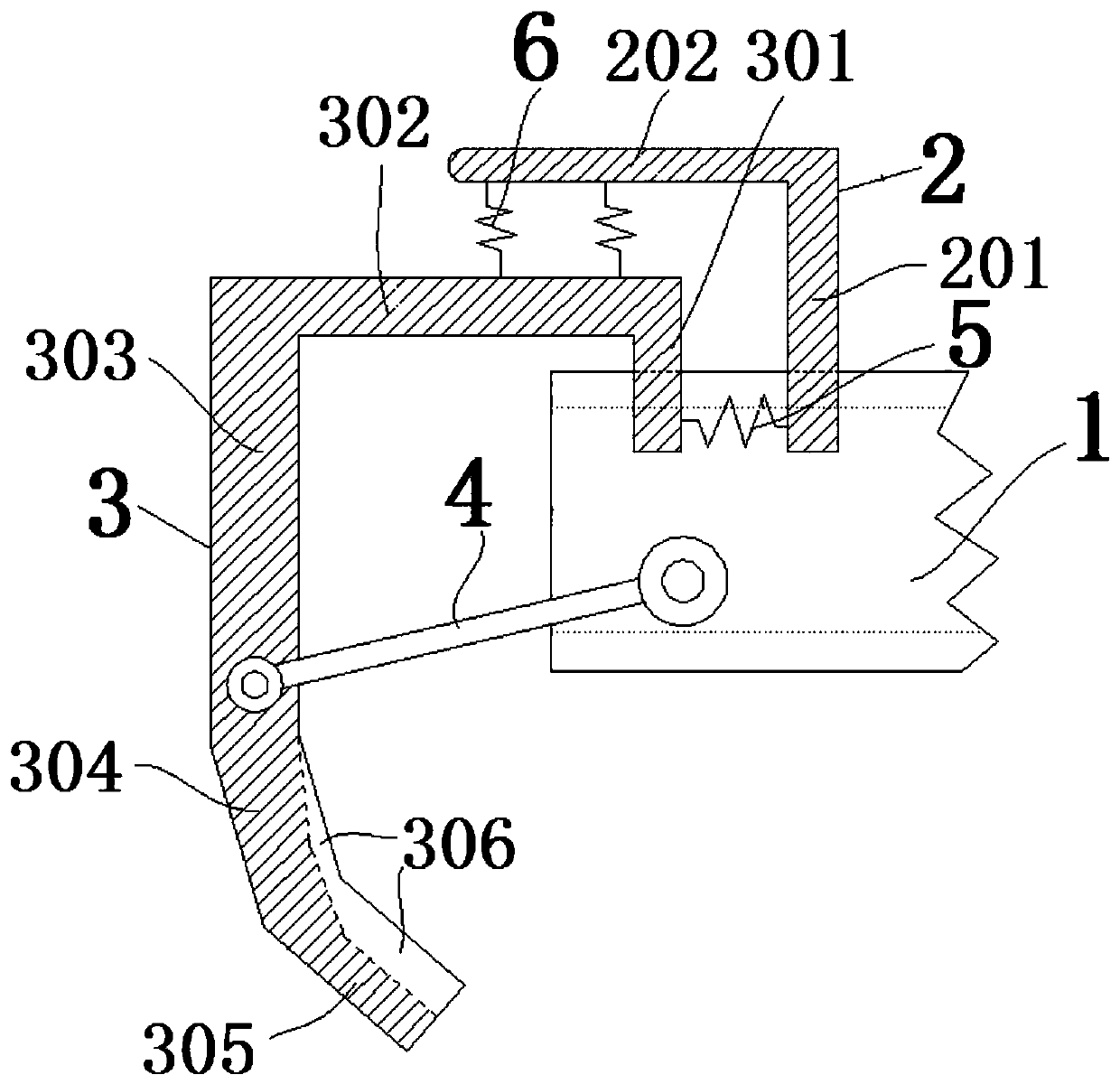 A flow blocking device for water outlet pipes in farmland irrigation