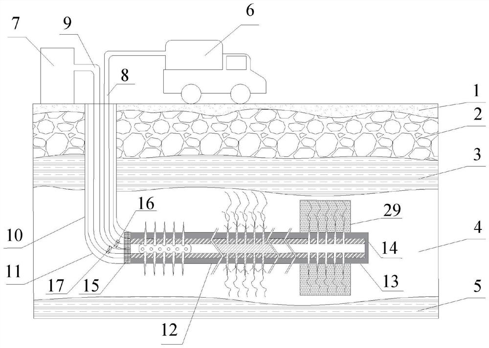 A hydraulic fracturing and methane in-situ combustion explosion synergistic fracturing enhancement method