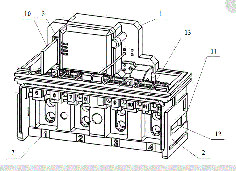 Terminal block for electric meter