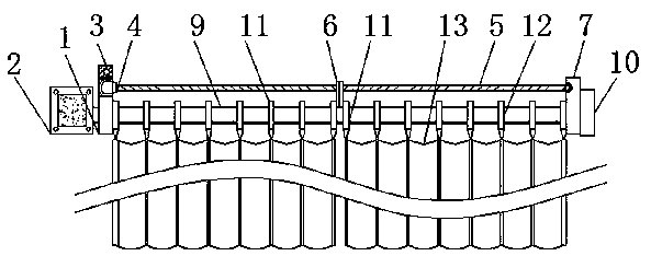 Intelligent curtain capable of being opened and closed through automatic light sensing