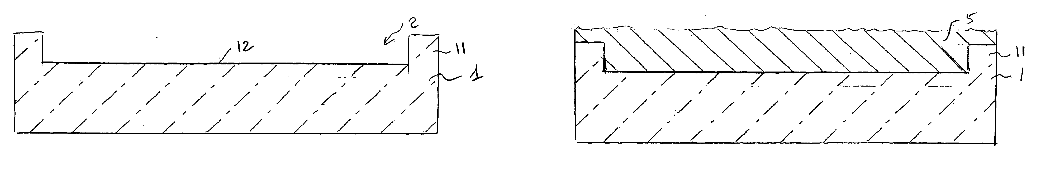 Thin glass chip for an electronic component and manufacturing method