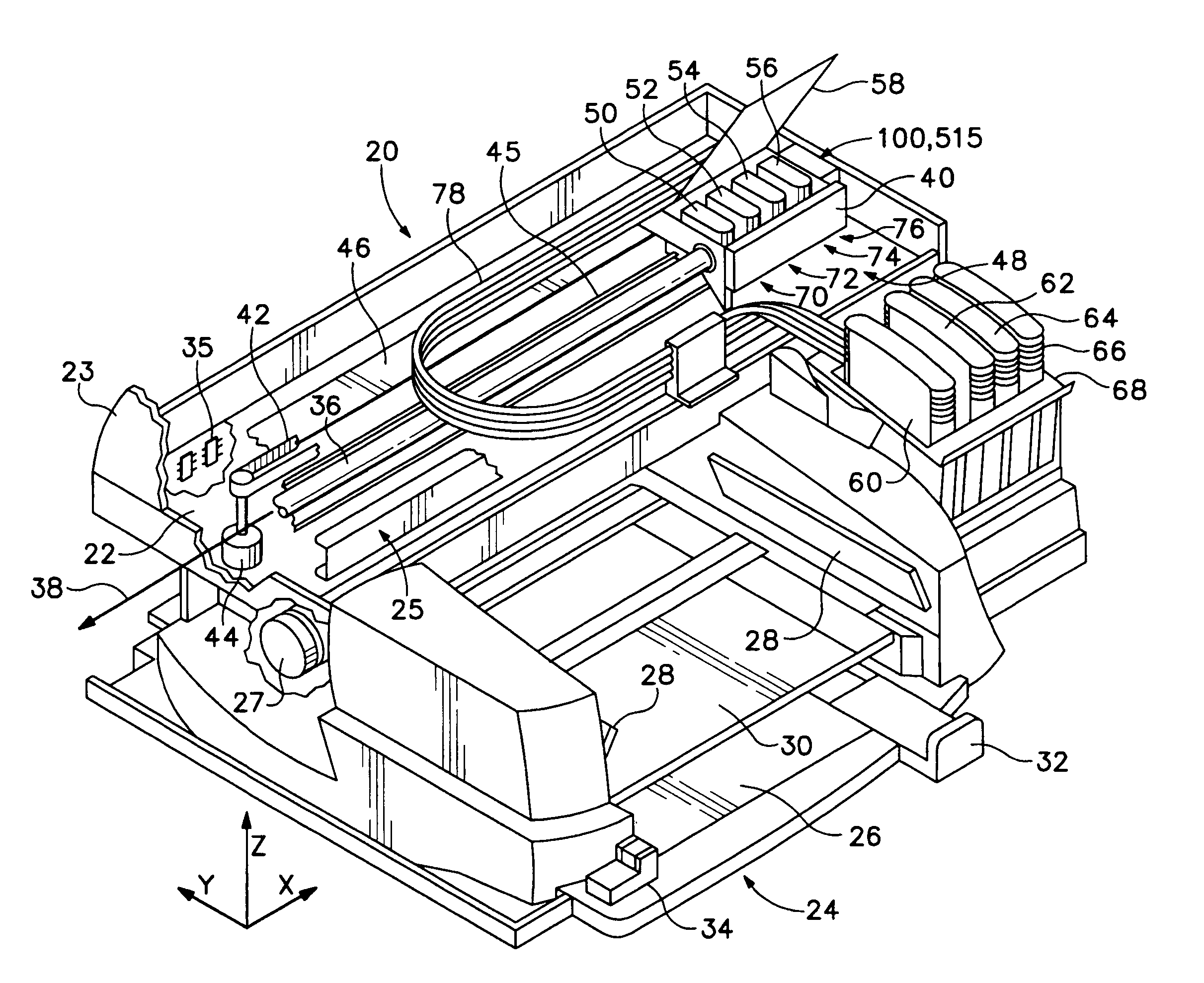 Early transparency detection routine for inkjet printing