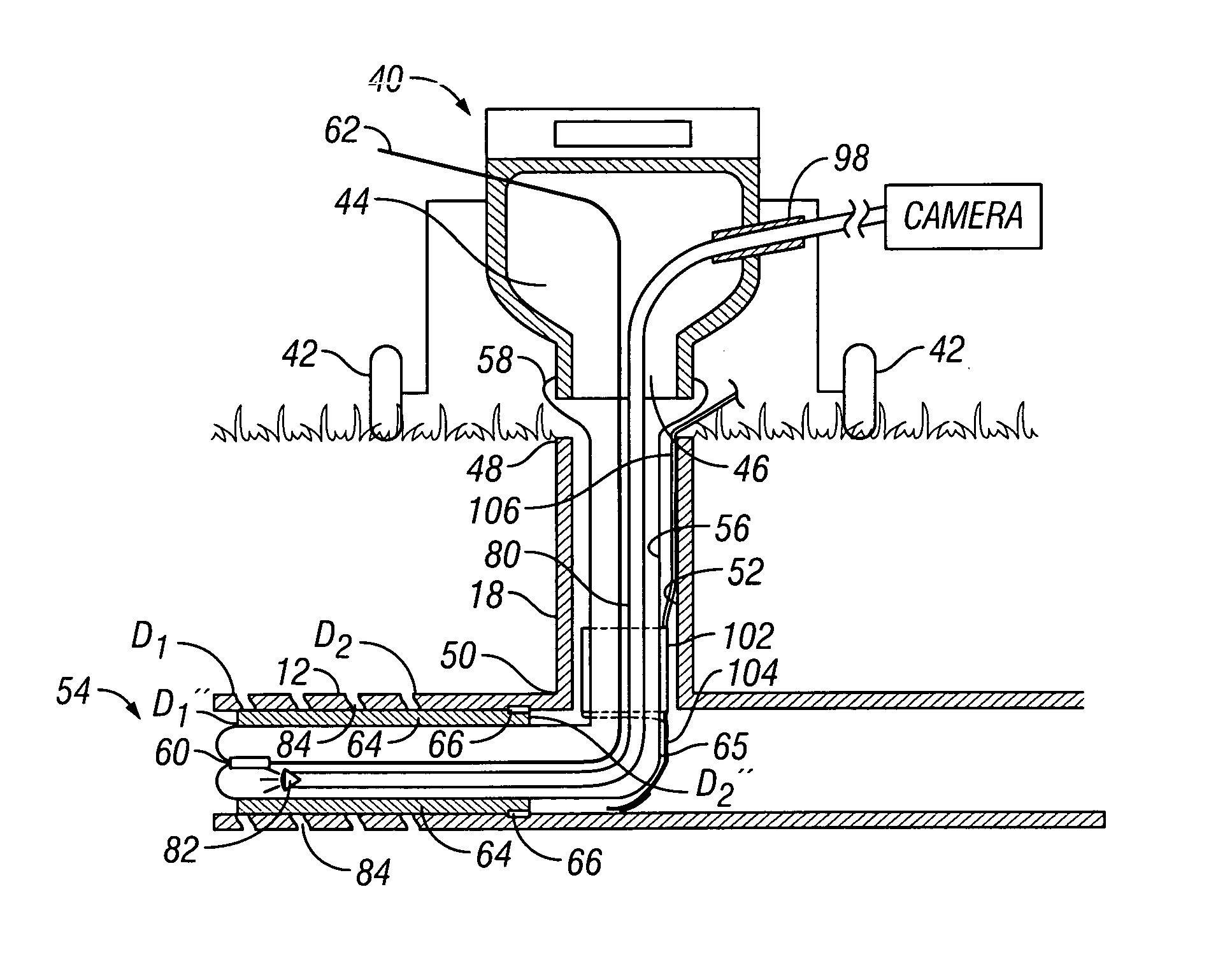 Method of locating liner within sewer pipe