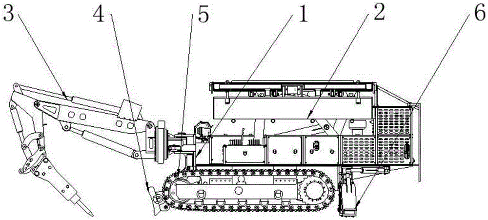 Multifunctional tunnel repairing machine