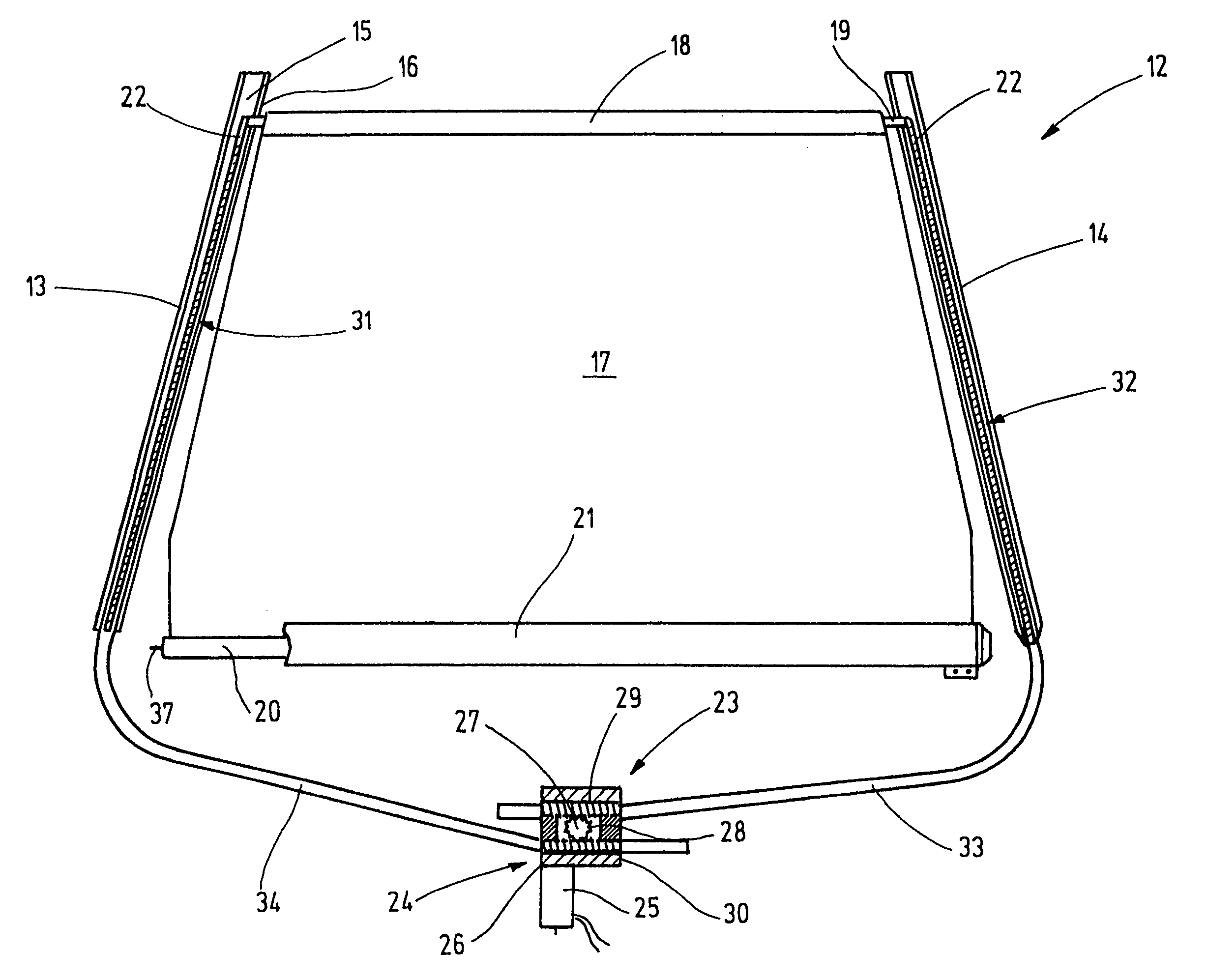 Window shade with coil spring drive