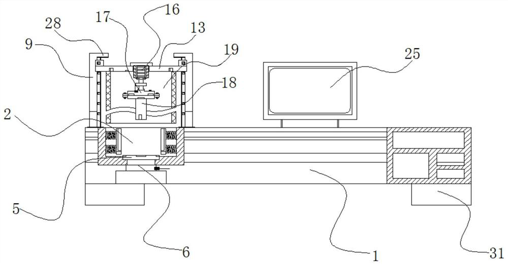 Numerical control machine tool capable of monitoring and feeding back machining cutter in real time