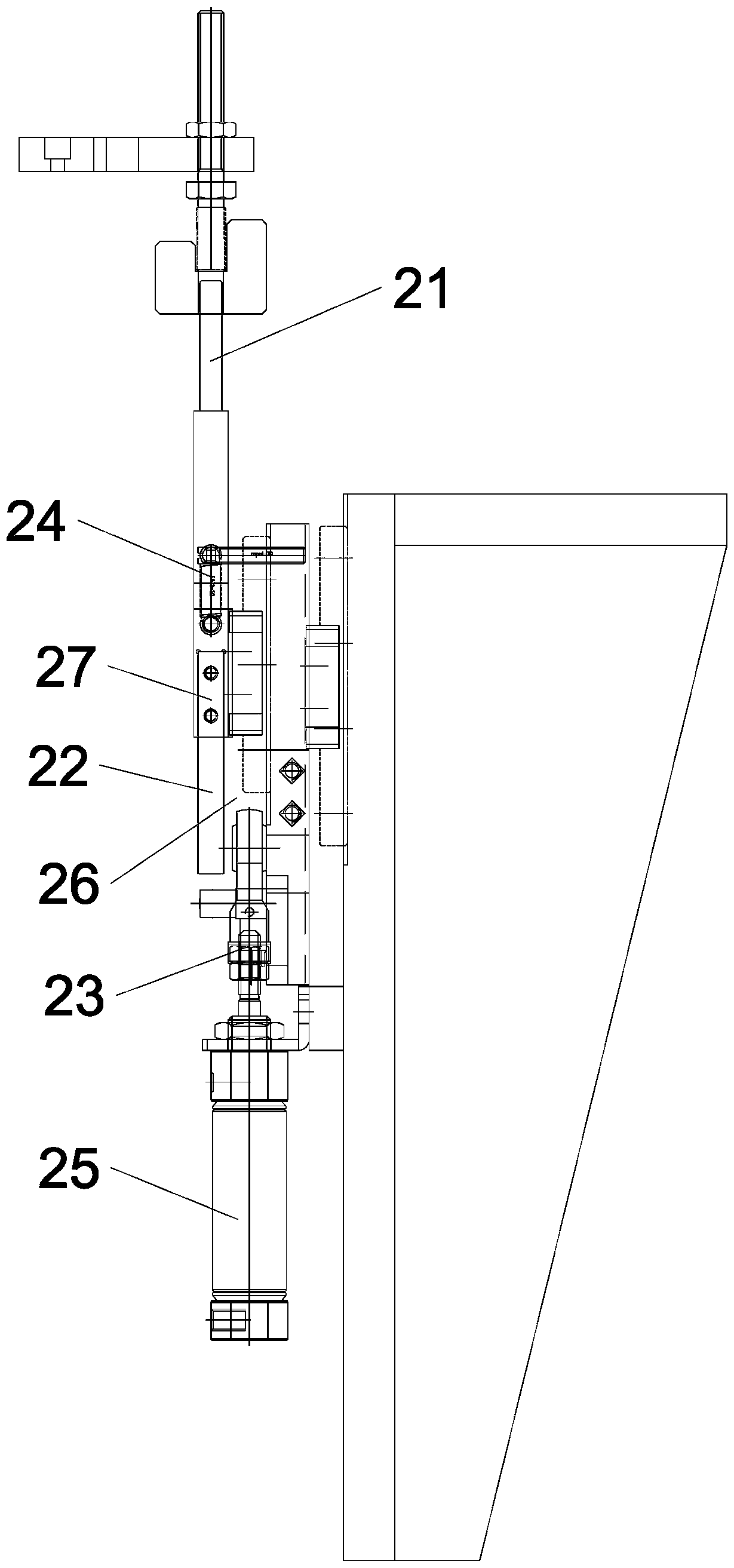 Positive and negative identification mechanism of relay outer cover and identification method thereof